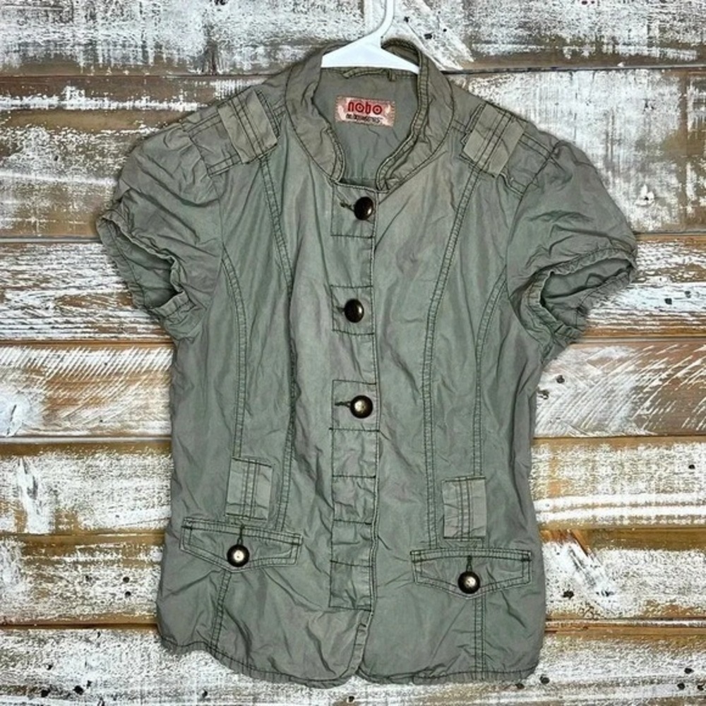 Womens‎ juniors green  Nobo short sleeved top S(3/5)